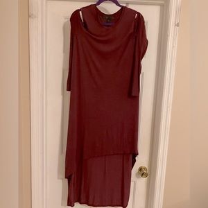 BCBGMaxazria medium burgundy dress